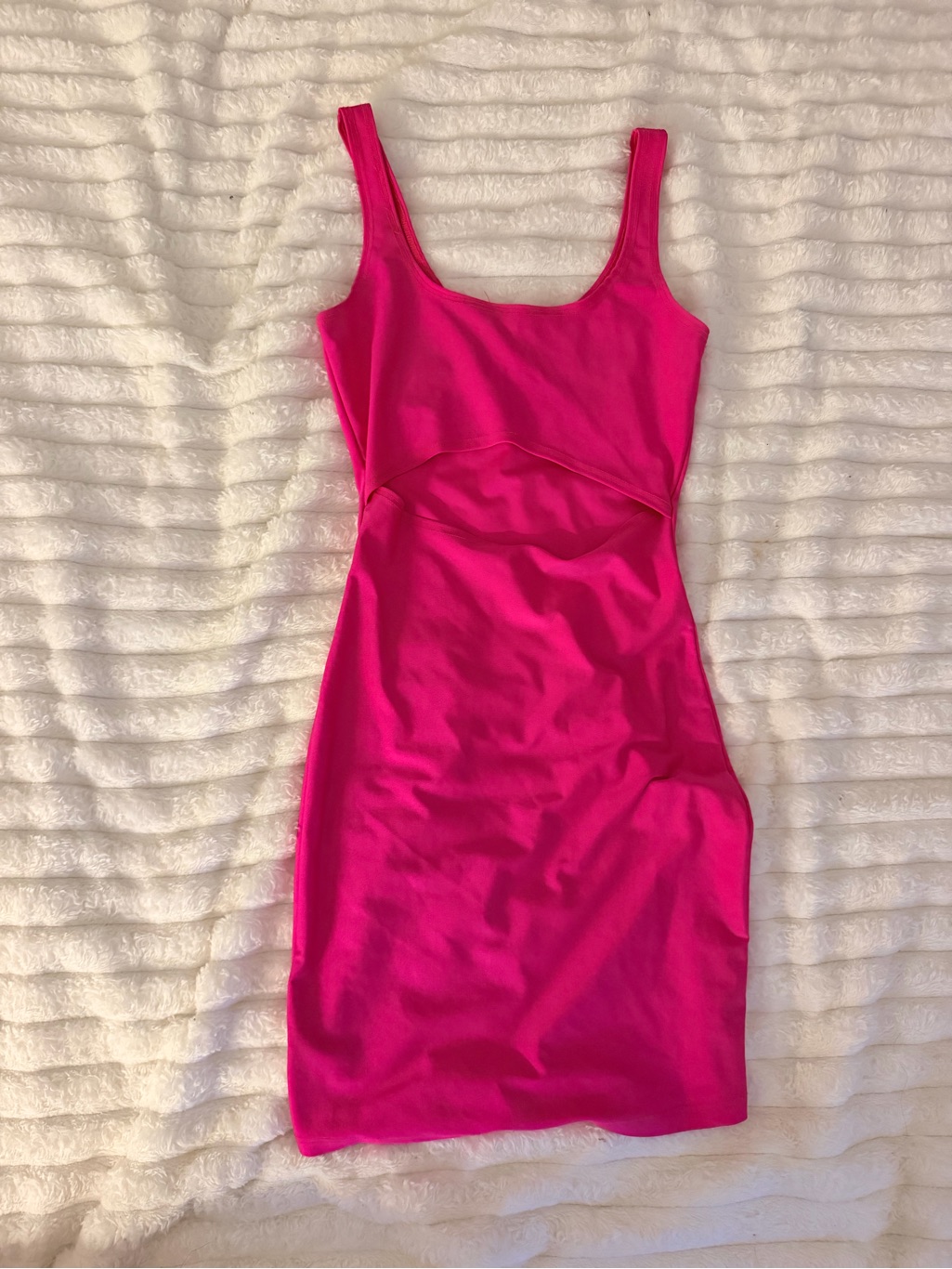 Pink Sleeveless Mini Dress - Brand Not Visible